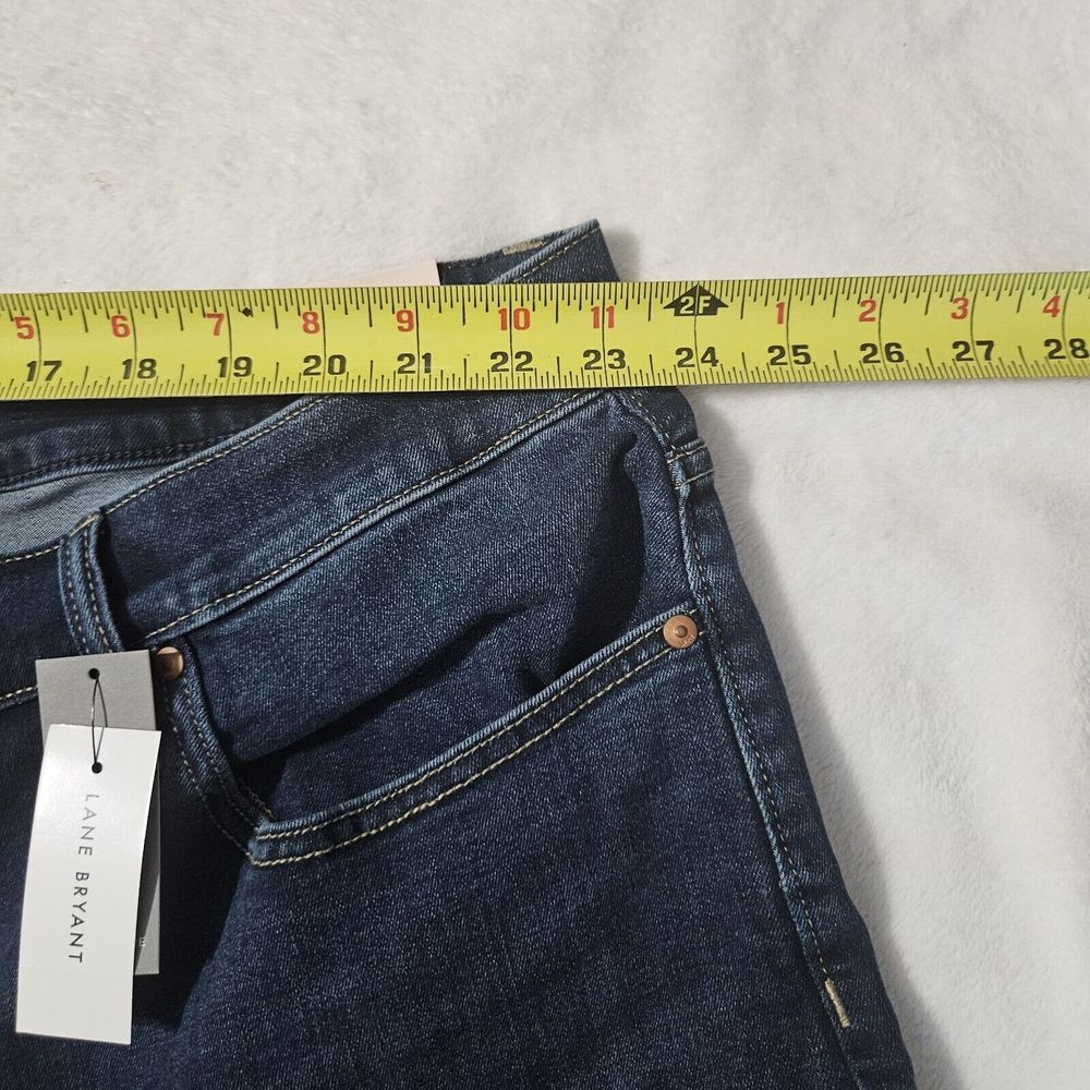 Lane Bryant Jeans Women's Size 26s Signature Fit‎ Straight Blue Denim NWOT - Picture 6 of 9
